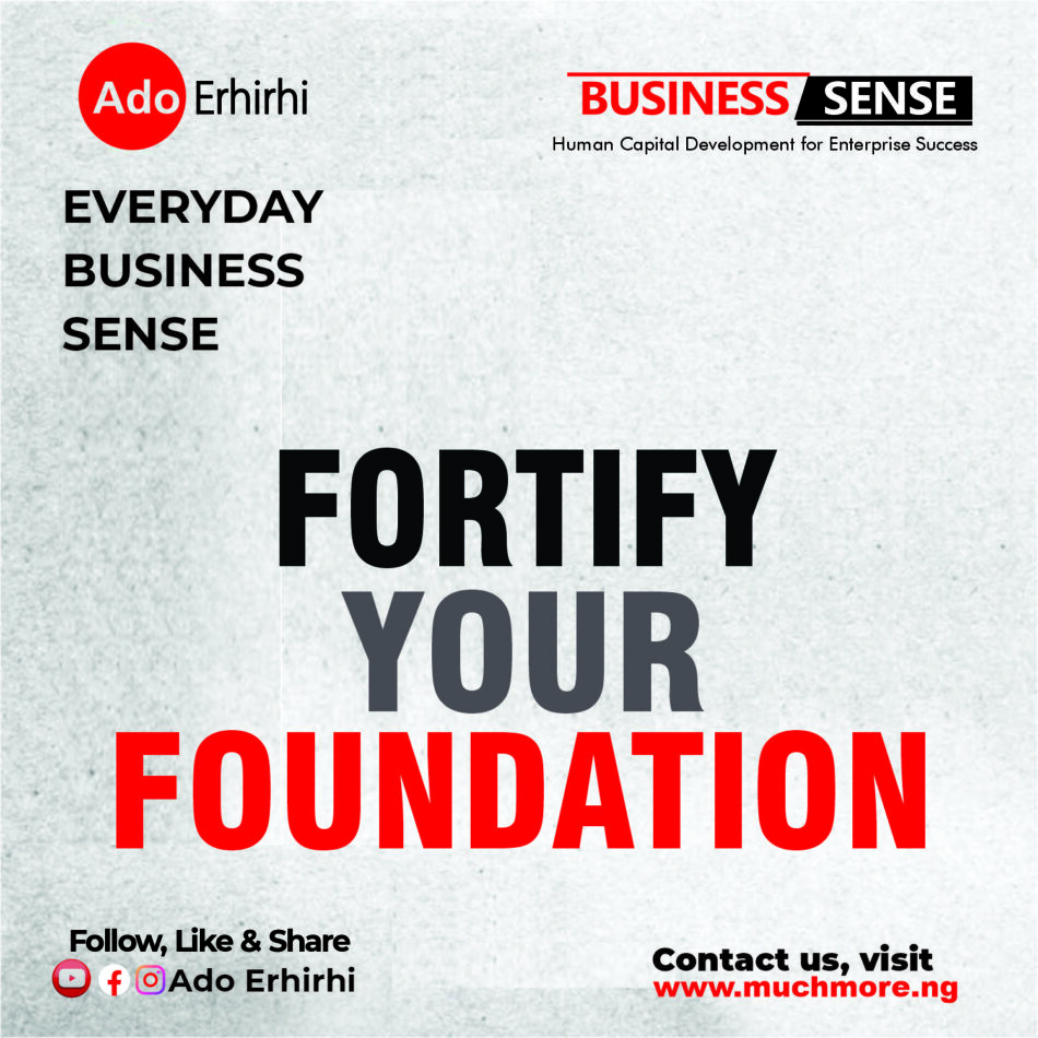 FORTIFY YOUR FOUNDATION