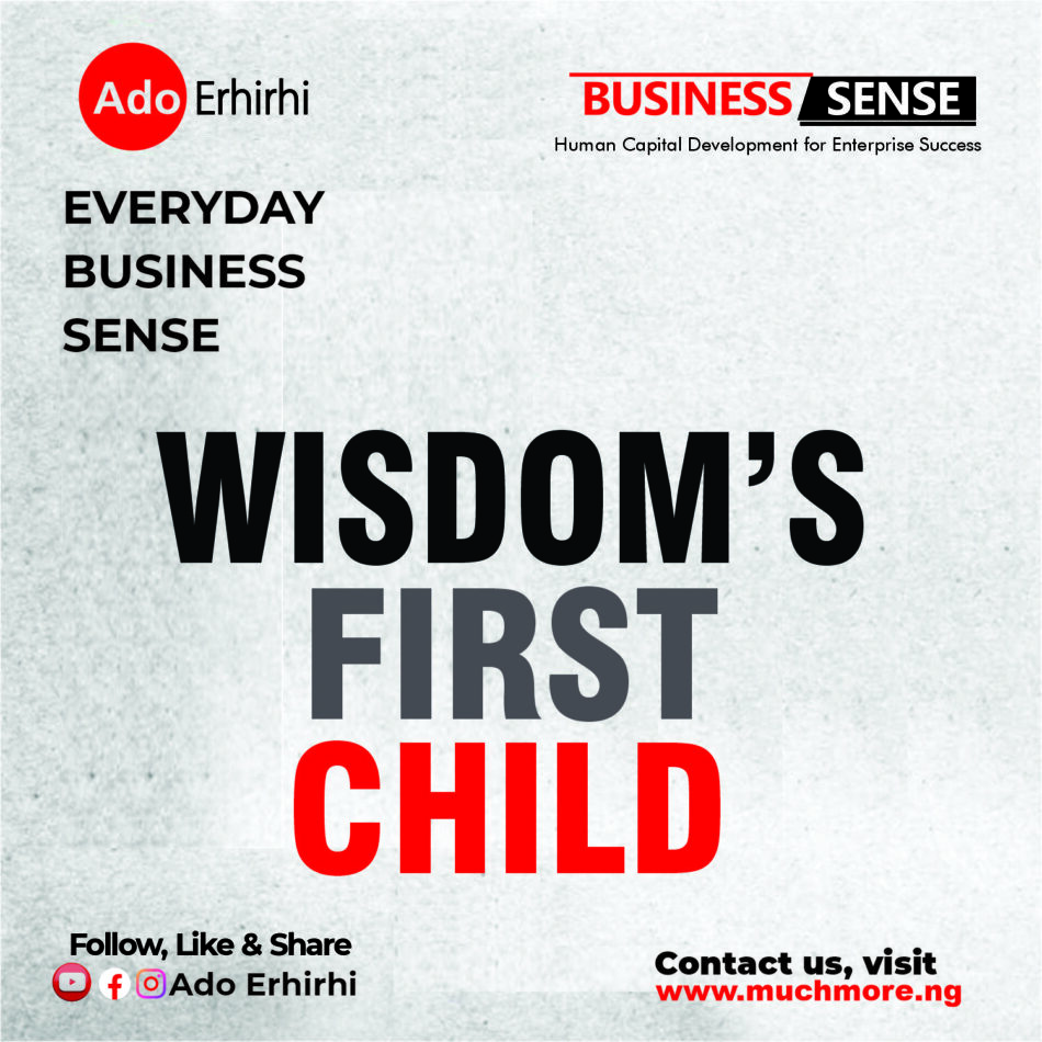 WISDOM’S FIRST CHILD