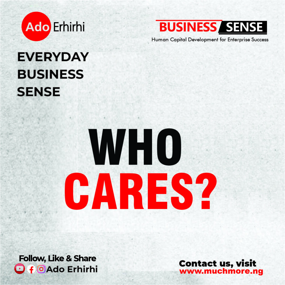Who Cares?